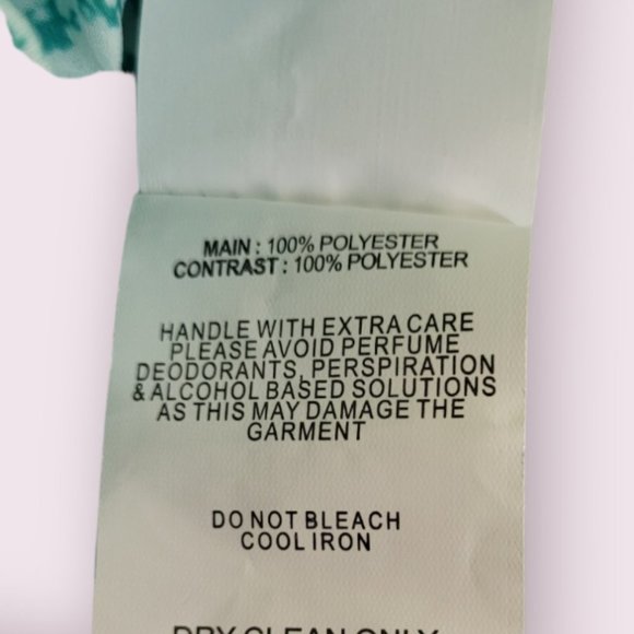 NICHOLAS Crossover Gathered Dress - Aqua Shadow Multi ~ size 2 - Picture 10 of 13